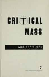 book cover of Critical Mass by Whitley Strieber