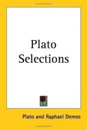 book cover of Plato Selections (Modern Student's Library) by Plato