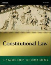 book cover of Constitutional Law (West Legal Studies) by Chana Barron|C. Suzanne Bailey