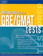 book cover of Writing Skills for the GRE & GMAT (Peterson's Writing Skills for the GRE & GMAT Test) by Thomson Peterson's