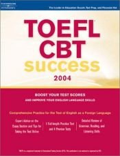 book cover of TOEFL Success CBT w by Thomson Peterson's