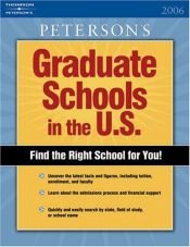 book cover of DecisionGuides Grad Sch in US 2006 (Peterson's Graduate Schools in the Us) by Thomson Peterson's
