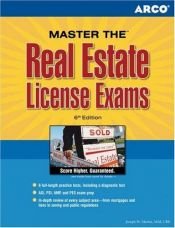 book cover of Master the Real Estate License Examinations 6th edition by Martin & Stein