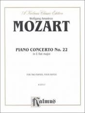 book cover of Concerto No. 22 in E-flat Major for the Piano by Wolfgang Amadeus Mozart
