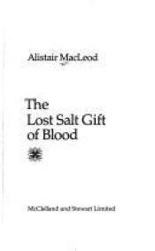 book cover of Il dono di sangue del sale perduto by Alistair MacLeod