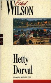 book cover of Hetty Dorval by Ethel Wilson
