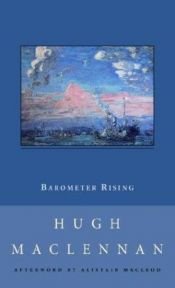 book cover of Barometer rising by Hugh MacLennan