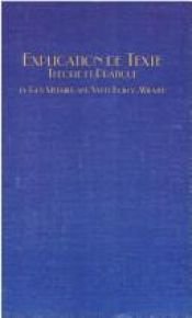 book cover of Explication De Texte: Theorie Et Pratique by Guy R. Mermier