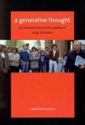 book cover of A Generative Thought: An Introduction to the Works of Luigi Giussani by Elisa Buzzi