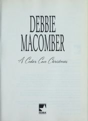 book cover of A Cedar Cove Christmas [CEDAR COVE XMAS -LP] by Debbie Macomber