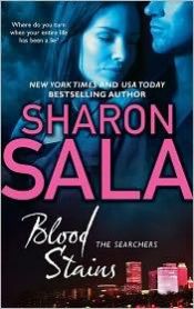 book cover of Blood Stains (The Searchers) by Sharon Sala
