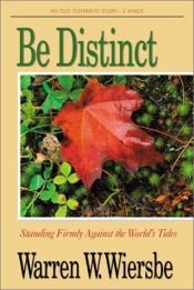 book cover of Be Distinct by Warren W. Wiersbe
