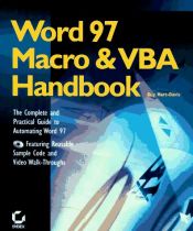 book cover of Word 97 Macro & Vba Handbook by Guy Hart-Davis