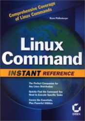 book cover of Linux command reference by Bryan Pfaffenberger