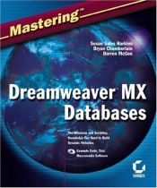 book cover of Mastering Dreamweaver MX Databases by Susan Sales Harkins