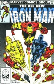 book cover of The Many Armors of Iron Man by Roy Thomas