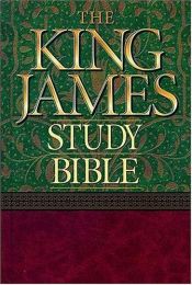 book cover of Holy Bible King James Version Study Bible (Burgundy) by Thomas Nelson