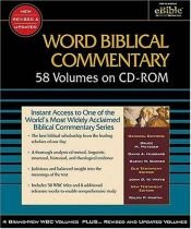 book cover of Word Biblical Commentary CD-ROM : 58 Volume Edition by Thomas Nelson Bibles