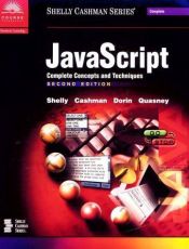 book cover of JavaScript: Complete Concepts and Techniques by Gary B. Shelly