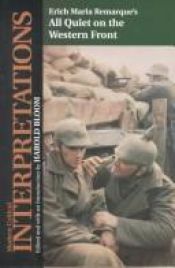 book cover of Erich Maria Remarque's All Quiet on the Western Front (Bloom's Modern Critical Interpretations) by Harold Bloom