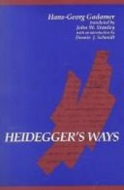 book cover of Heidegger's Ways by Hans-Georg Gadamer