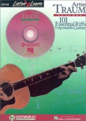 book cover of Artie Traum teaches 101 essential riffs for acoustic guitar by Artie Traum