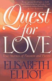 book cover of Quest for love by Elisabeth Elliot