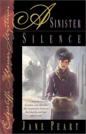 book cover of A sinister silence by Jane Peart