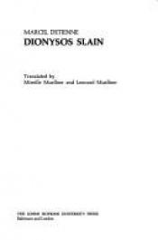 book cover of Dionysos slain by Marcel Detienne