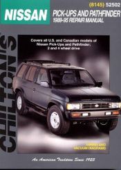 book cover of Nissan: Pick-Ups and Pathfinder 1989-95 (Chilton's Total Car Care Repair Manual) by The Nichols/Chilton Editors