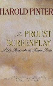 book cover of The Proust screenplay by Harold Pinter