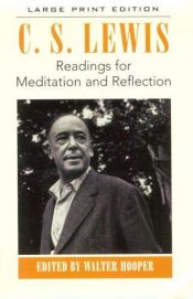 book cover of Readings for meditation and reflection by C・S・ルイス