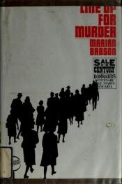 book cover of Line Up for Murder by Marian Babson