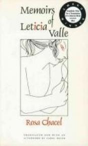 book cover of Memoirs of Leticia Valle (European Women Writers Series) by Rosa Chacel