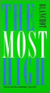 book cover of The Most High by Maurice Blanchot