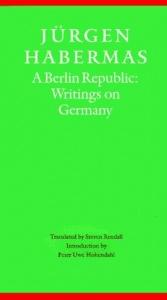 book cover of A Berlin Republic by Jürgen Habermas