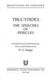 book cover of The speeches of Pericles by Thucydides