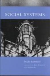 book cover of Social systems by Niklas Luhmann