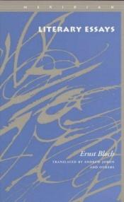 book cover of Literary Essays (Meridian: Crossing Aesthetics) by Ernst Bloch