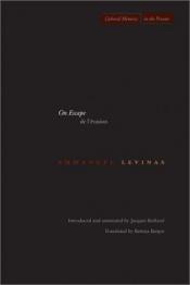 book cover of On Escape by Emmanuel Levinas
