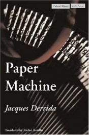book cover of Paper Machine by Jacques Derrida