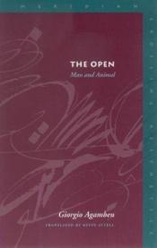 book cover of The Open: Man and Animal by Giorgio Agamben
