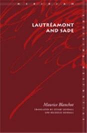 book cover of Lautreamont and Sade by Maurice Blanchot