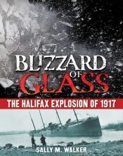 book cover of Blizzard of Glass: The Halifax Explosion of 1917 by Sally M. Walker