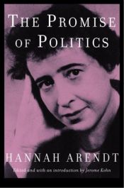 book cover of Promise of Politics by Hannah Arendt