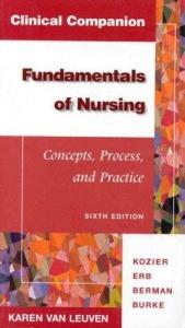 book cover of Clinical Companion for Fundamentals of Nursing by Barbara Kozier
