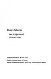 book cover of Roger Zelazny by Jane Lindskold