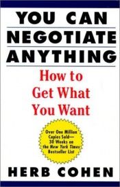 book cover of You Can Negotiate Anything by Herb Cohen