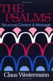 book cover of The Psalms: Structure, Content & Message by Claus Westermann