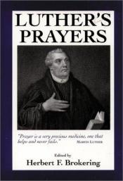 book cover of Luther's Prayers by מרטין לותר
